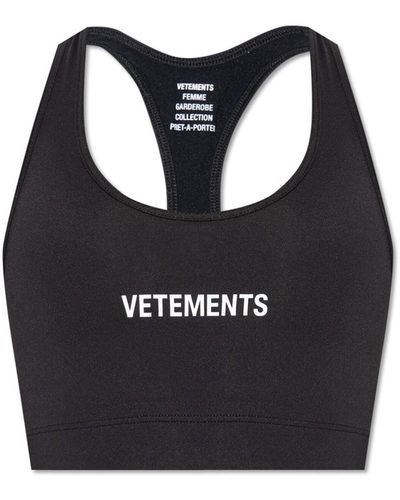 Vetements Camiseta de tirantes - Negro