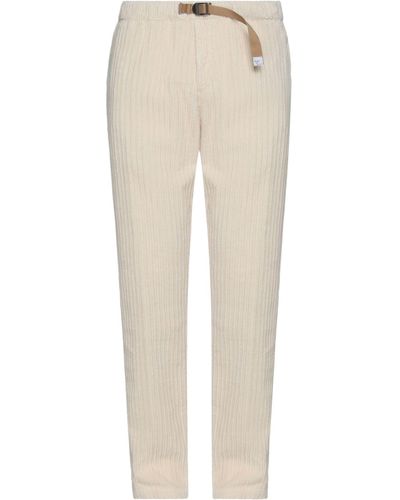 White Sand Sand Ivory Pants Cotton - Natural