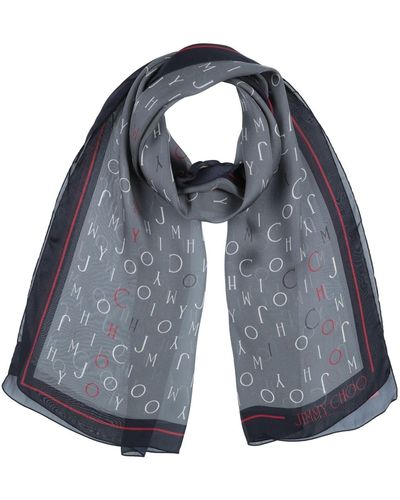 Blue Jimmy Choo Scarves and mufflers for Women | Lyst