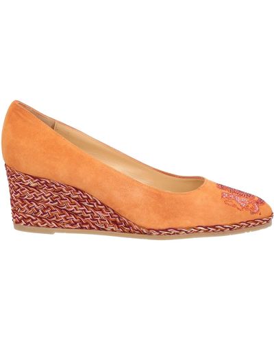 A.Testoni Court Shoes - Orange