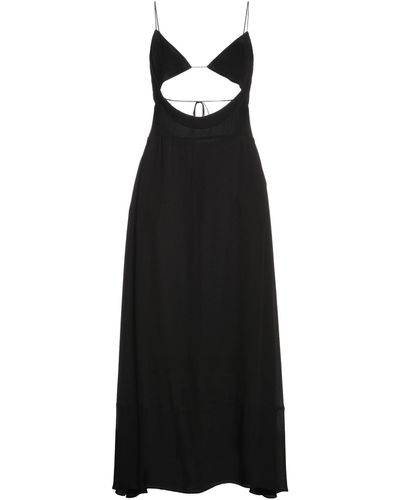 Saint Laurent Midi Dress - Black