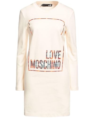 Love Moschino Minivestido - Neutro