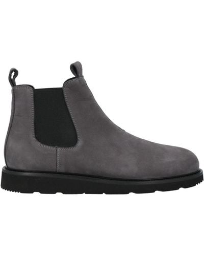 OA non-fashion Ankle Boots Leather - Black
