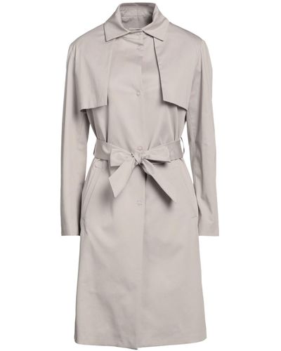Annie P Overcoat & Trench Coat - Grey