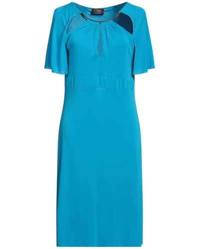 Clips Midi Dress - Blue