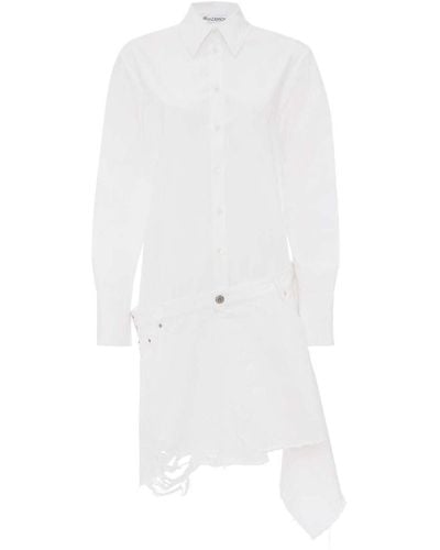 JW Anderson Midi-Kleid - Weiß