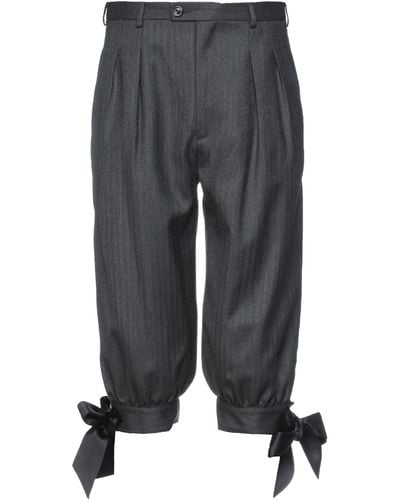 Maison Margiela Cropped Pants - Gray