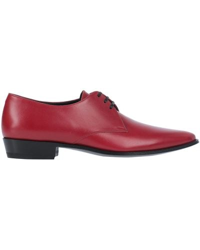 Celine Lace-up Shoes - Red