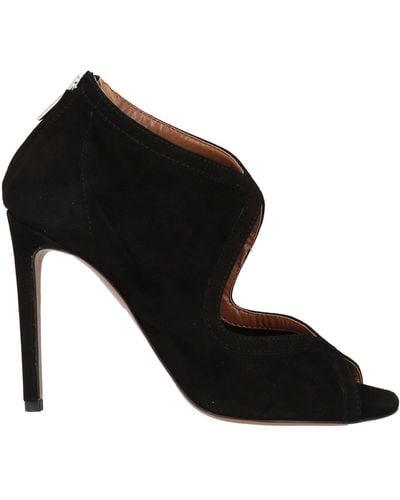 Bianca Di Ankle Boots Leather - Black