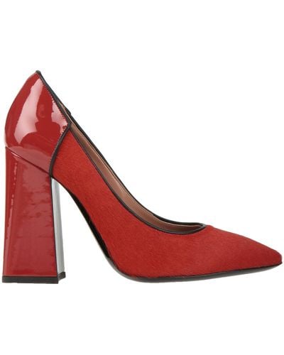 Pollini Court Shoes - Red