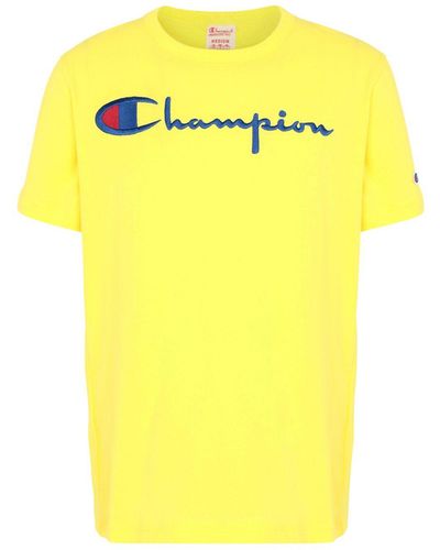 Champion T-shirt - Yellow