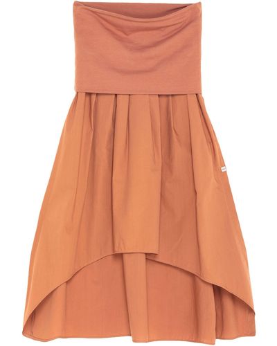 Manila Grace Midi Skirt - Orange