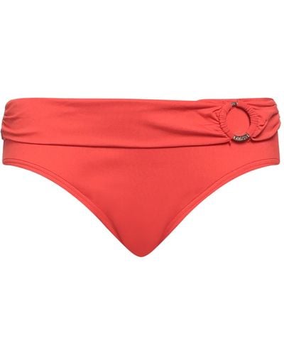 MICHAEL Michael Kors Bikini Bottoms & Swim Briefs - Red