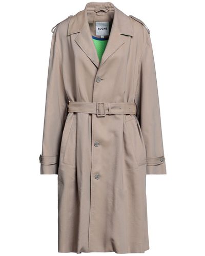 Koche Overcoat & Trench Coat - Natural