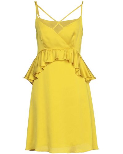 Relish Mini Dress Polyester - Yellow