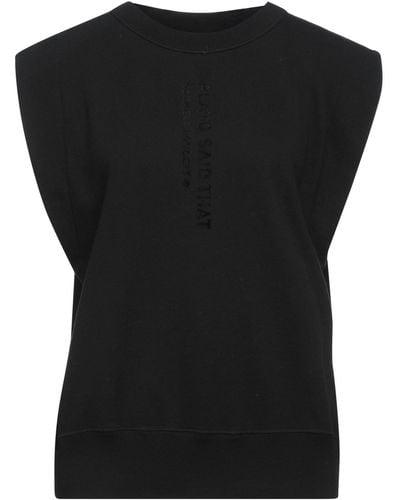 NOUMENO CONCEPT Sweatshirt Cotton - Black