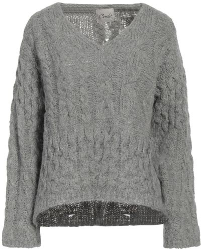 CROCHÈ Sweater - Gray