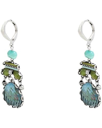 Ayala Bar Earrings - Blue