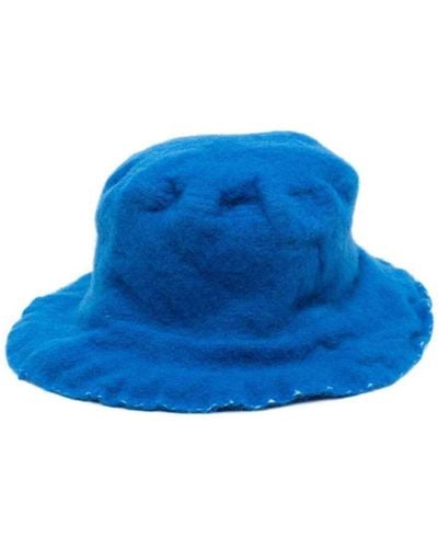 Comme des Garçons Sombrero de pescador texturizado - Azul