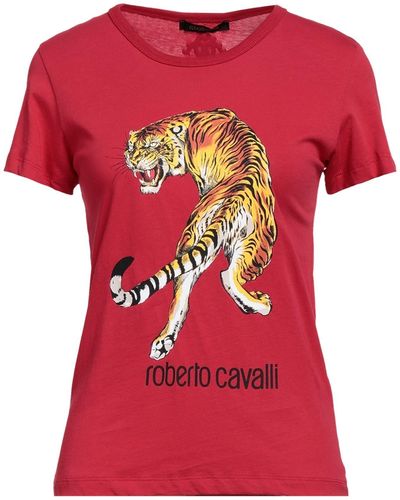 Roberto Cavalli Camiseta - Rojo