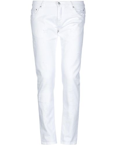 Grey Daniele Alessandrini Jeans - White