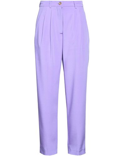 Erika Cavallini Semi Couture Trouser - Purple