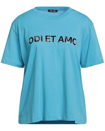 Odi Et Amo T-shirts - Blau