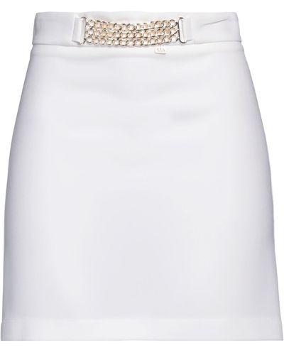 DIVEDIVINE Mini Skirt - White