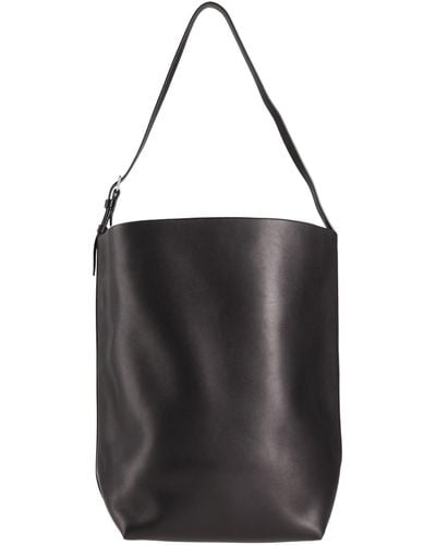The Row Shoulder Bag - Black
