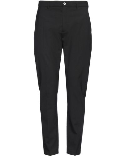 Department 5 Trousers Polyester, Virgin Wool, Elastane - Black