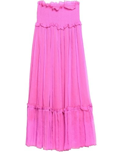 MSGM Midi Skirt - Pink