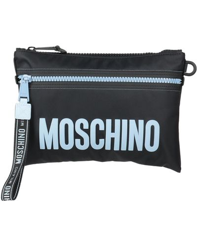 Moschino Handbag Leather, Textile Fibers - Black