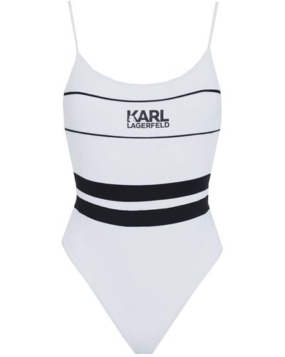 Karl Lagerfeld One-piece Swimsuit - White