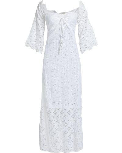 Anjuna Midi Dress Cotton, Viscose - White