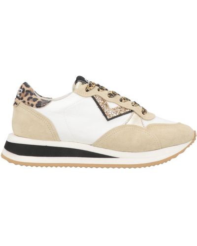4b12 Trainers Soft Leather, Textile Fibres - White