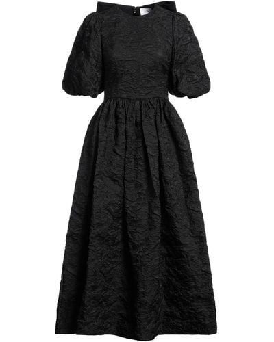 Erdem Maxi Dress Polyester, Polyamide - Black