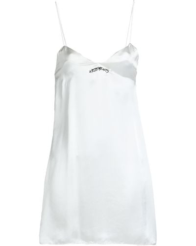 Vetements Mini Dress - White