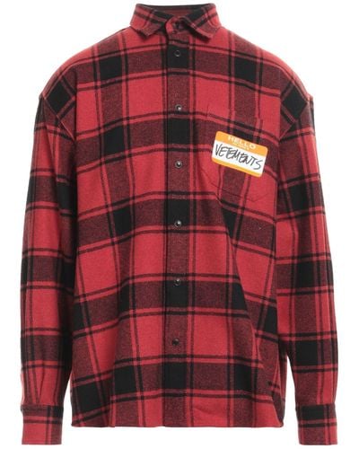 Vetements Shirt Cotton, Polyester - Red