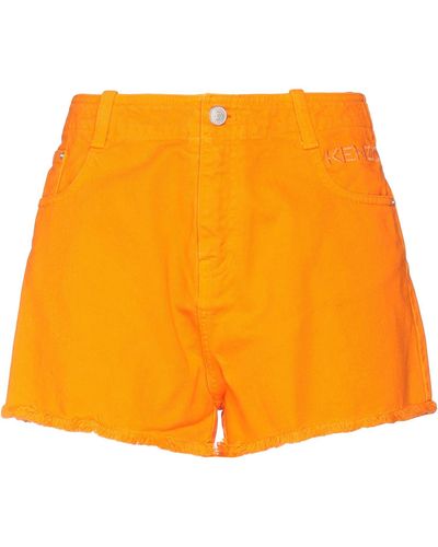 KENZO Denim Shorts - Orange