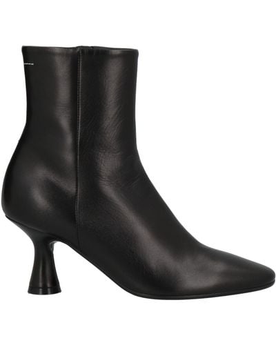 MM6 by Maison Martin Margiela Ankle Boots-black