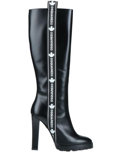 DSquared² Knee Boots - Black
