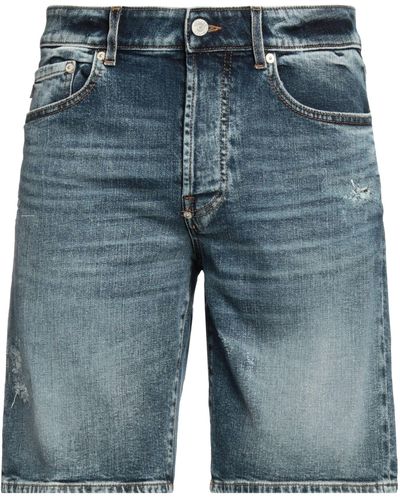 Blauer Shorts Jeans - Blu