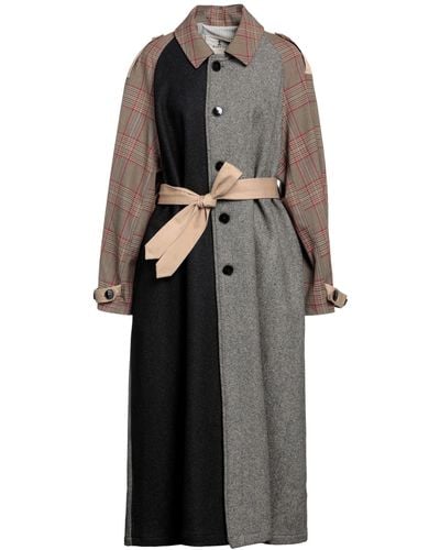 Barena Overcoat & Trench Coat - Black
