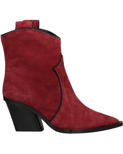 NCUB Ankle Boots - Red