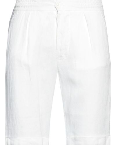 Alpha Studio Shorts & Bermuda Shorts - White