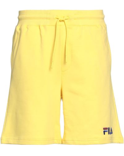 Fila Shorts & Bermuda Shorts - Yellow