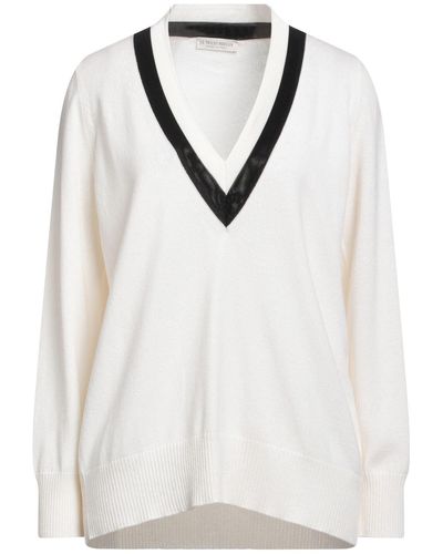 Le Tricot Perugia Sweater - White