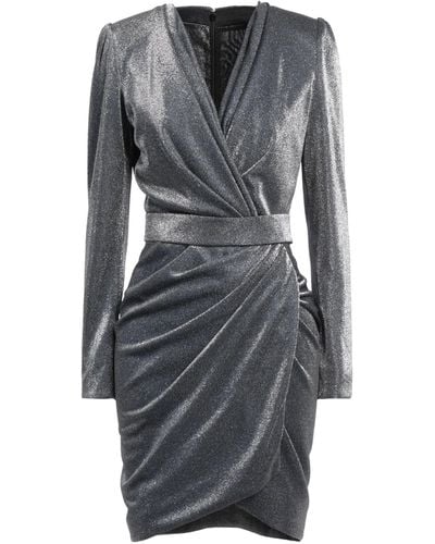 Rhea Costa Mini Dress - Gray