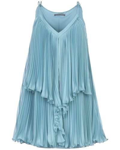 Alberta Ferretti Short Dress - Blue