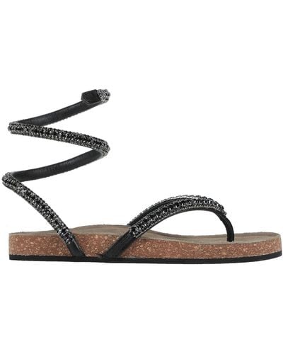 Strategia Thong Sandal - Black